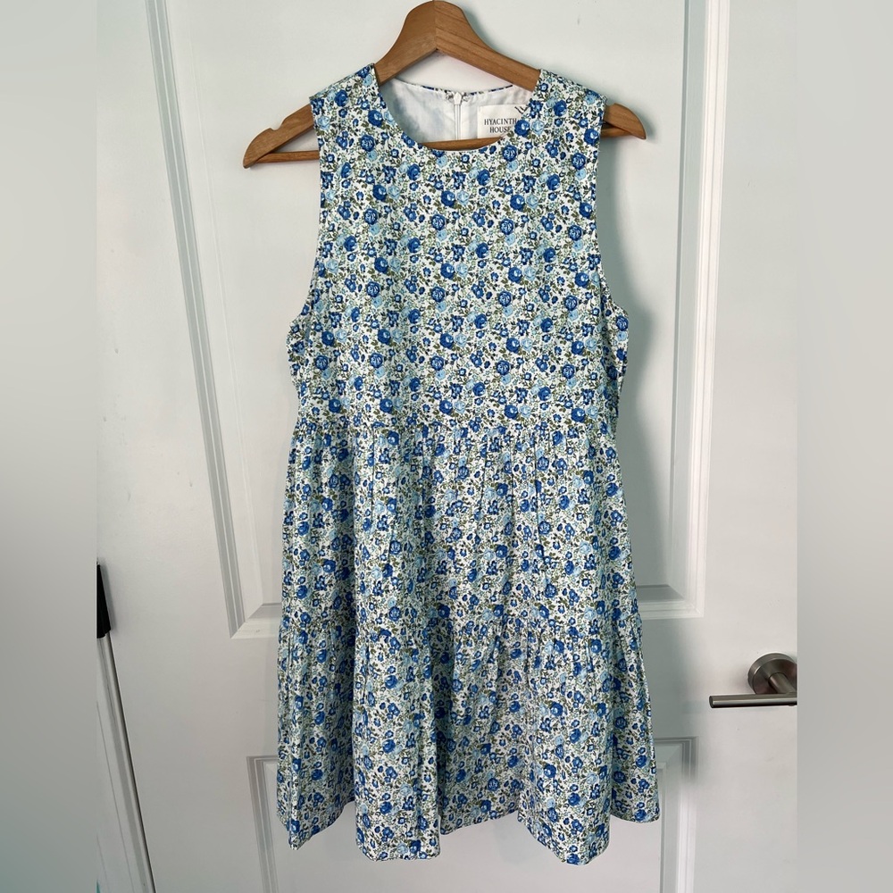 Hyacinth House Tuckernuck Floral Dress Coastal Nantucket Classy Cotton Small - Picture 2 of 5